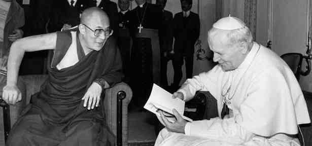 John Paul II with Dalai Lama