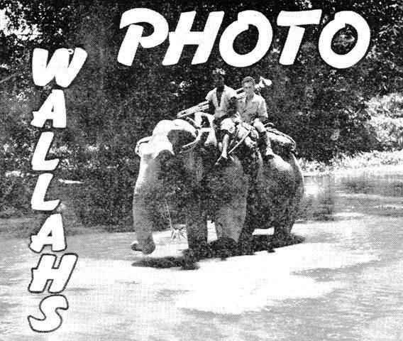 Cameraman T/4 Louis Raczkowski rides an elephant in Assam
