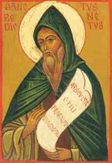 St Benedict icon