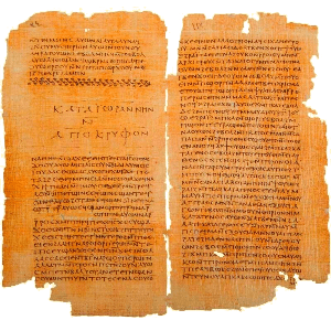 Gospel of Thomas parchment