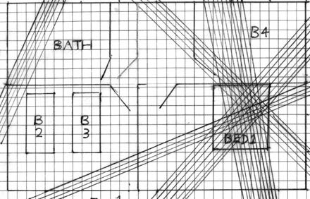 Diagram, lines in house, family 1