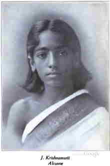 Krishnamurti at age 15