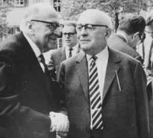 Max Horkheimer and Theodor Adorno
