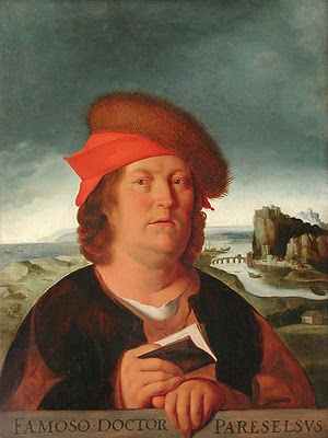 Paracelsus painted by Quentin-Massys