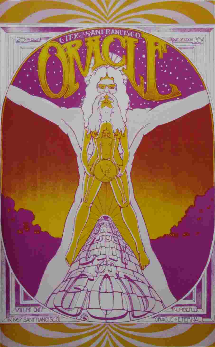 San Francisco Oracle cover, 1967 vol 1 no 11