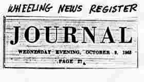 Indictments Against 12 Returned - Wheeling Intelligencer - August 14, 1968, notation